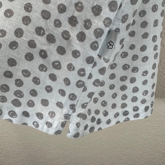 Ted Baker Linen Shirt Men Sz.5 US (XL - 42) Albert Button Up Chest Pocket Summer - Picture 7 of 15